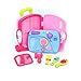 Geefia Makeup Suitcase Beauty Salon Fashion Makeup Vanity Play Set for Kids Pretend Play with Music and Light
