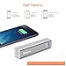 Jackery Mini Premium 3350mAh Portable Charger - External Battery Pack, Power Bank, & Portable iPhone Charger for Apple iPhone SE, Apple iPhone 6s, 6s Plus, 6, 5, iPad Pro, iPad Mini, Samsung Galaxy S7, Samsung Galaxy S6, and S5 (Silver)