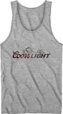 Coors Light Beer Adult Heather Gray Tank Top
