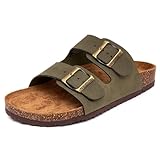 Nautica Men's Double Buckle Slide-Comfort