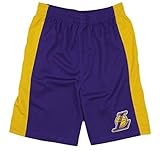 Los Angeles Lakers NBA Little Boys and Big Boys Team Shorts - Purple