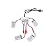 YouCute 4pcs 3.7V 750mAh Battery and 1to6 charger for mjx X800 X400 X300 HM 1315S X200 X500 RC quadcopter drone spare parts