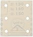 Makita 742531-0 Number 150 Abrasive Paper, 5-Pack