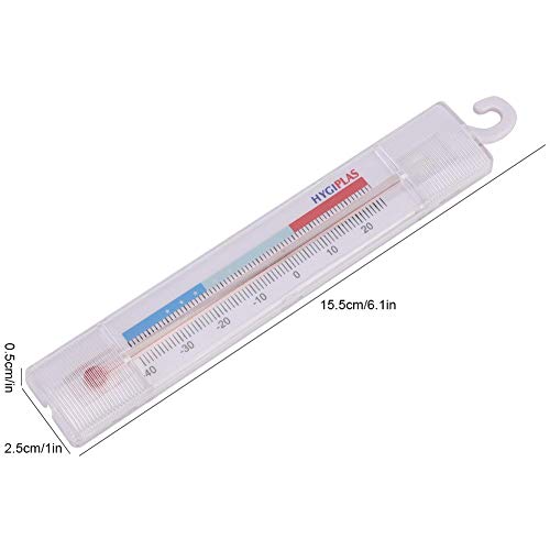 Wifehelper Portable Household Thermometer with Hook High Accuracy Kitchen Refrigerator Temperature Measuring Tool