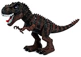 Dinosaur Century Tyrannosaurus Rex T-Rex Battery Operated Toy Dinosaur Figure w/ Realistic Movement, Lights and Sounds (Colors May Vary)