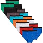 MALLARY BY MATTHEW Boys Kids 100% Cotton Briefs Underwear (16 Pack or 8 Pack), Colorful Prints