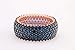 Special Design Turkish Handmade Jewelry 5 Lines Sapphire Zircon Stone 925 Sterling Silver Band Ring All Size