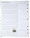 Day Runner Undated Planner Telephone and Address A–Z Tabs, 8.5 x 11 Inches (028-0200)