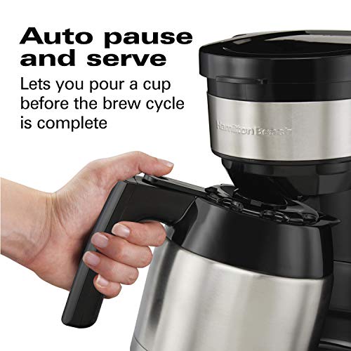 Hamilton Beach 8 Cup Programmable Coffee Maker with Thermal Carafe