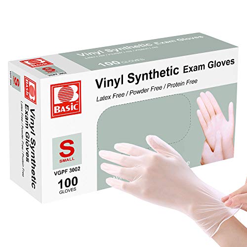Disposable-Gloves-Squish-Clear-Vinyl-Gloves-Latex-Free-Powder-Free-Glove-Cleaning-Health-Gloves-for-Kitchen-Cooking-Cleaning-Food-Handling-100PCSBox-SShip-from-USA