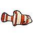 TUFFY - World's Tuffest Soft Dog Toy - Ocean Fish Orange- Squeakers - Multiple Layers. Made Durable, Strong & Tough. Interactive Play (Tug, Toss & Fetch).Machine Washable & Floats