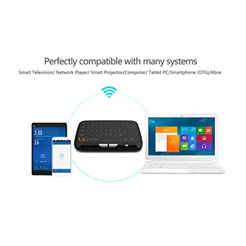 GMSP H18 Wireless Keyboard Air Mouse Full Touchpad 2.4GHz for Smart TV Box PC Android