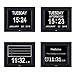 TMC [2024 New Clock with Day and Date for Elderly-Digital Clock Large Display with 12 Alarm Options,Dementia Clock Large Number Digital Clocks for Seniors(8-inch,Black)