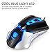 USB Wired Gaming Mice, FineGood Ergonomic Grip Mouse with LED Light, 4 DPI Settings Up to 3200, 6 Programmable Buttons for PC Notebook MacBook Windows Vista Linux – Bluethumb 3