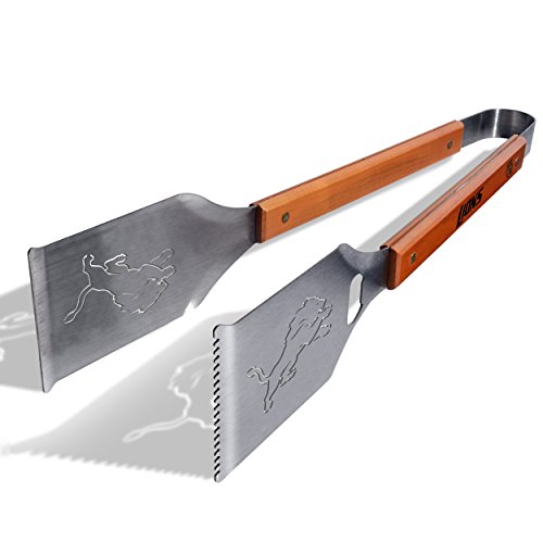 YouTheFan NFL Detroit Lions Grill-A-Tong Stainless