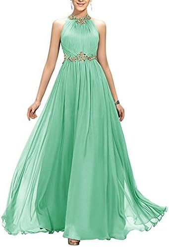 VikDressy Women's Beading Pleats Prom Dress Bridesmaid Dress Tulle Evening Gown