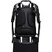 eBags Professional Slim Laptop Backpack with Leather Trim for Travel, School & Business - Fits 17 Inch Laptop - Anti-Theft - (Black/Brown Trim)