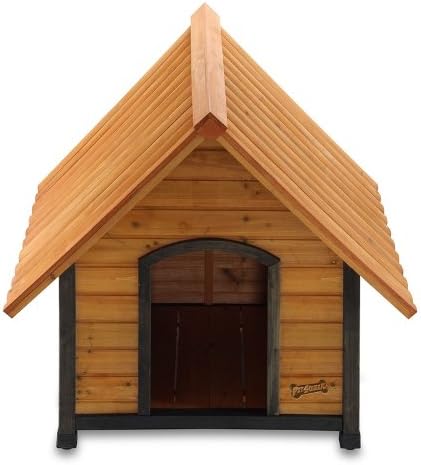 arf frame dog house with dark frame