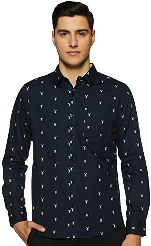 Diverse Men's Printed Slim fit Casual 