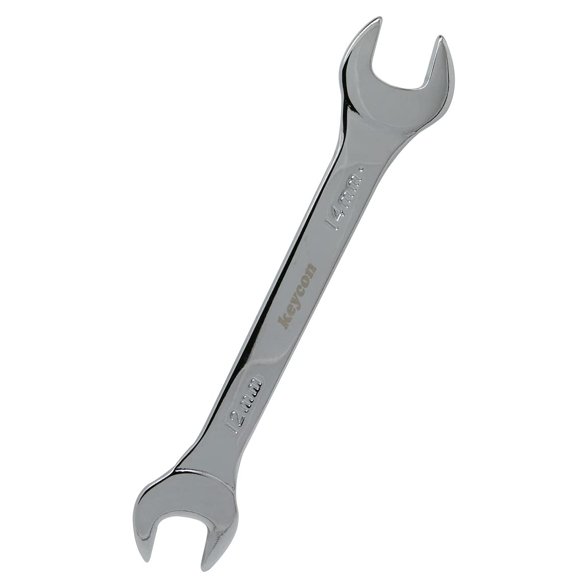 ExcInter Open Ended Spanner,12mm & 14mm Double End Silver Wrench 3mm Ultra Thin Repairing Tool for Use Under Narrow Space Conditions(1 PCS) — image 1