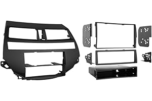 Metra 99-7875 Single/Double DIN Installation Kit for 2008-2009 Honda Accord Vehicles with Dual-Zone Climate Controls