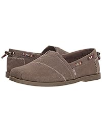 Skechers Women's Chill Luxe-Autumn Crush. Canvas Slip on W Memory Foam Ballet Flat