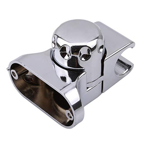 GUAngqi Shower Head Bracket Holder, Adjustable Shower Arm Mount ABS Rotating Bathroom Shower Head Hand Holder Wall Mounted Brackets,Silver