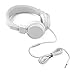 Einskey Kids Headphones with Microphone for Gaming and Chatting, Wired Foldable Headset for Children (White)