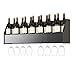 Floating Wine Rack in Black
