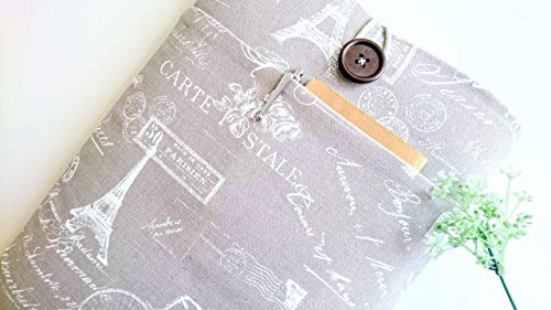 Laptop Sleeve Case for MacBook Air/Pro / Retina Display Surface Chromebook or Custom Size - Paris Bicycle - Thumbnail 5