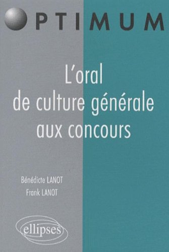 L' oral de culture générale aux concours