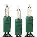 (20) Bulbs - Clear Mini Christmas Lights - Length 6 ft. - Bulb Spacing 3 in. - Green Wire - 120V - Indoor/Outdoor