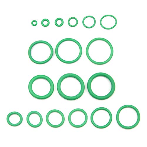 XLX 279Pcs 18 Sizes Rubber O-Ring Gasket Silicone Sealing Repair Box Washer Seal Assortment Set for Plumbing Automotive General Repair