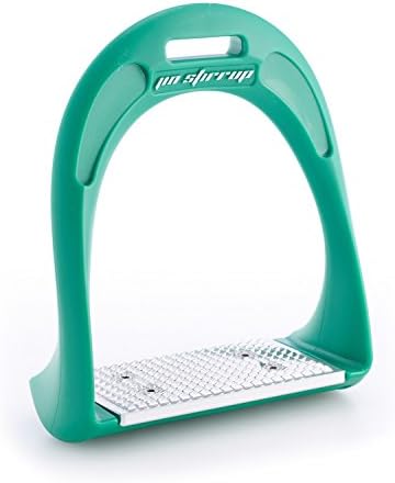 JIN STIRRUP 2 EVOL English Stirrups for Saddle - ECO - Authentic Product - Made in Italy - GREEN