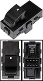 APDTY 118301 Power Window Switch For Front Right/Rear Left or Right On Select Models Silverado, Sierra, Lucerne, Avalanche, HHR, Suburban, Tahoe, Traverse, Acadia, Yukon (Replaces 15888174 15162028)