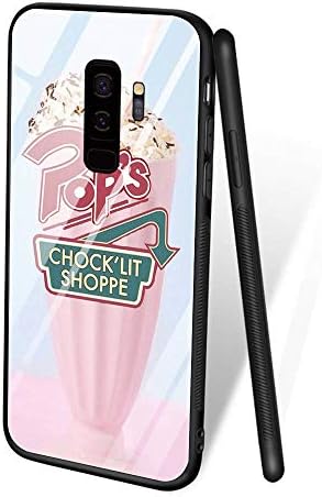 for Samsung Galaxy A50, Tempered Glass Back Cover Soft Silicone Bumper Phone Case ZL-14 Pop is Chock lit Shoppe Riverdale