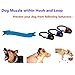 Soft Dog Muzzle Cover with Dogs Hook & Loop for Small,Medium and Large Dogs, Anti Biting and Chewing, Adjustable, Breathable(M,Blue)