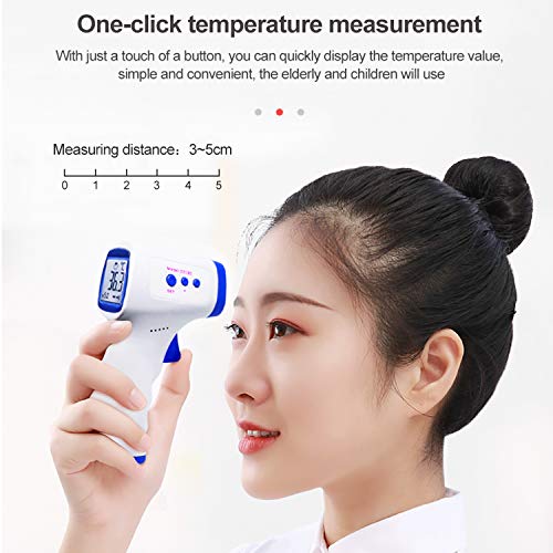 LOCEN Forehead Ear Thermometer Digital Medical Infrared Body Temporal Thermometer for Baby Kid Adult