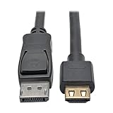Tripp Lite DisplayPort 1.2a to HDMI Adapter Cable, Active with Gripping HDMI Plug M/M DP 4K, 20' (P582-020-HD-V2A)