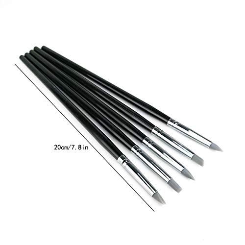 20Pcs Silicone Clay Sculpting Tool Clay Shaping Modeling Wipe Out Tools, Modeling Dotting Tool Pottery Clay Sculpture Carving Tools