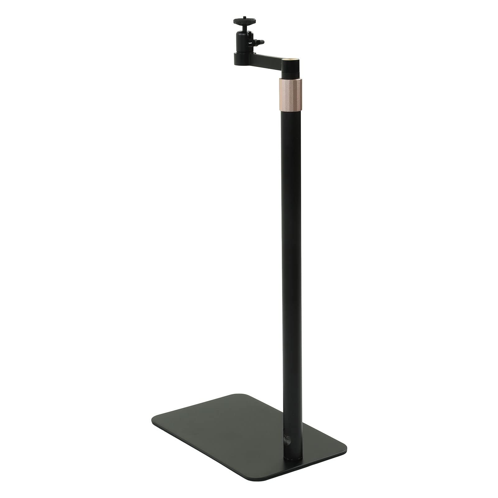 Projector Floor Stand, 27in to 47in Height Adjustable, Carbon Steel Heavy Duty Base, with 1/4in Screw, for Video Projectors, Camera, Webcam