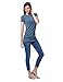 REGNA X Basic women's boat neck short sleeve tunic dress top