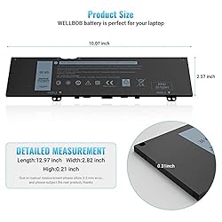 38Wh F62G0 Battery for Dell Inspiron 13 7000