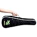 CAHAYA Ukulele Bag 23 inch Ukulele Case Oxford Fabric 0.28inch Thick Sponge Padded Adjustable Shoulder Strap with Coconut tree Pattern Style(Black )