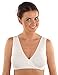 VEAMI Nursing Sleep Bra-Silk White-Small