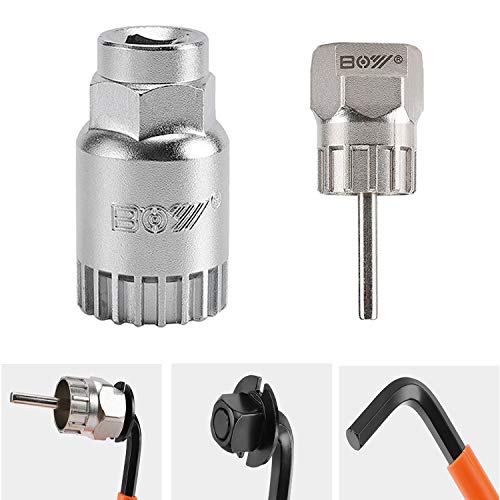 Bicycle Cassette Removal Tool Kit with Bottom Bracket Removal Remover