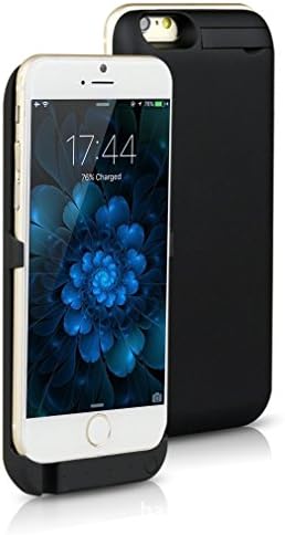 YongCheng Battery Case for iphone 6/6s,5000mAh Portable External Rechargeable Charger Wireless Backup Power Bank Case 4.7inch(Black)