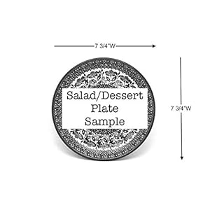 Polish Pottery Plate – Salad/Dessert (7 3/4″) – Unikat Signature U2663