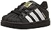 adidas Originals Baby Superstar Sneaker, Black White, 9K M US Toddler