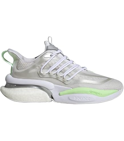Adidas Alphaboost V1 Mens Shoe Sz 9.5 Athletic Running Off White Lace-Up Sneaker adidas Women main image 3